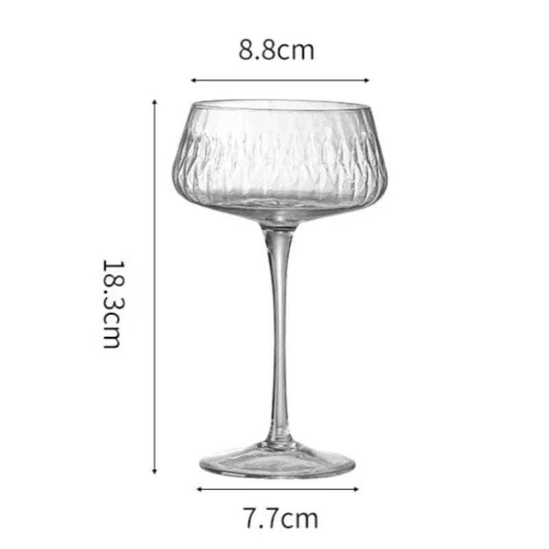 Garden Cocktail Glasses - D.B. Gifts Set of 4 Kiyo Home