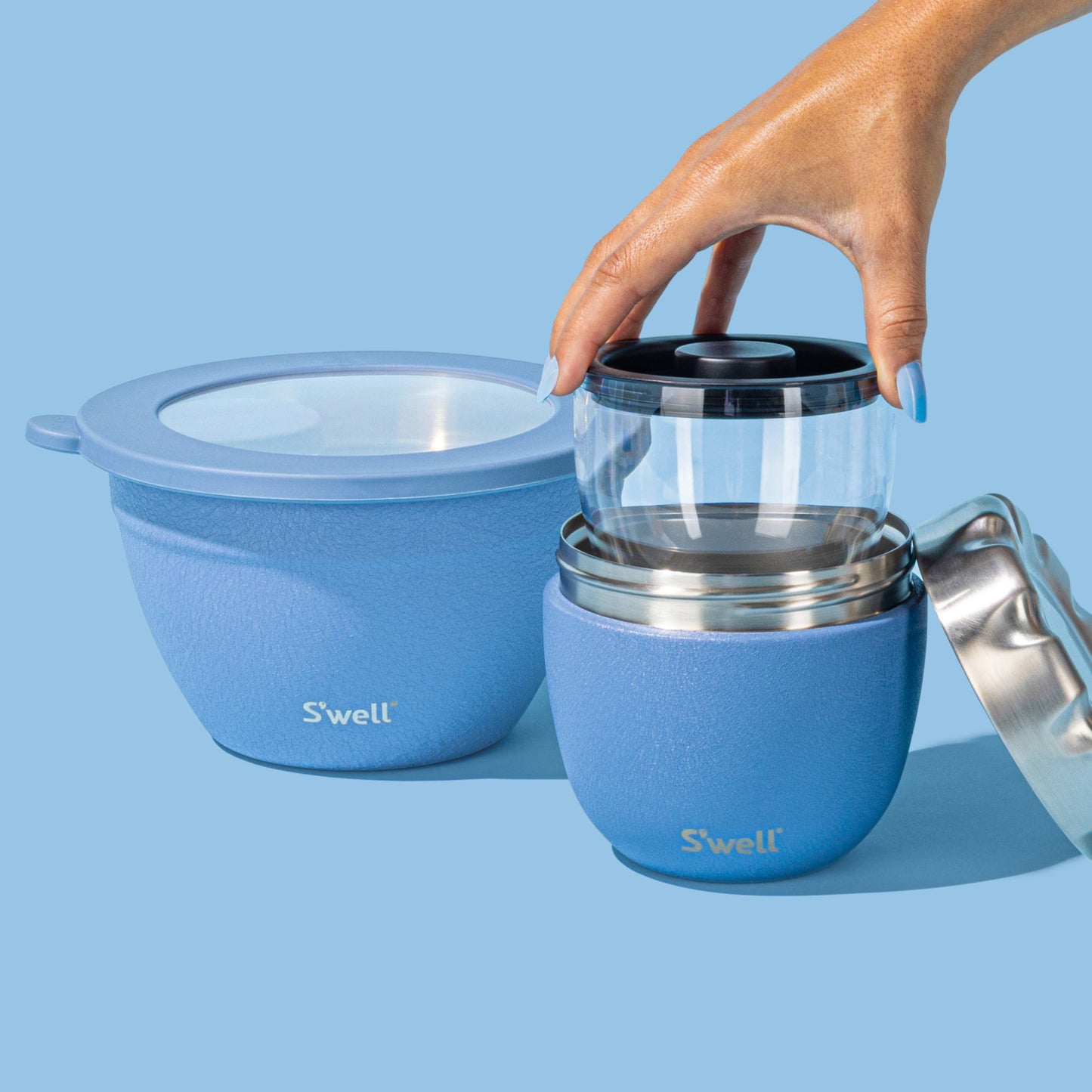S’well Salad Bowl Kit Desert Sky