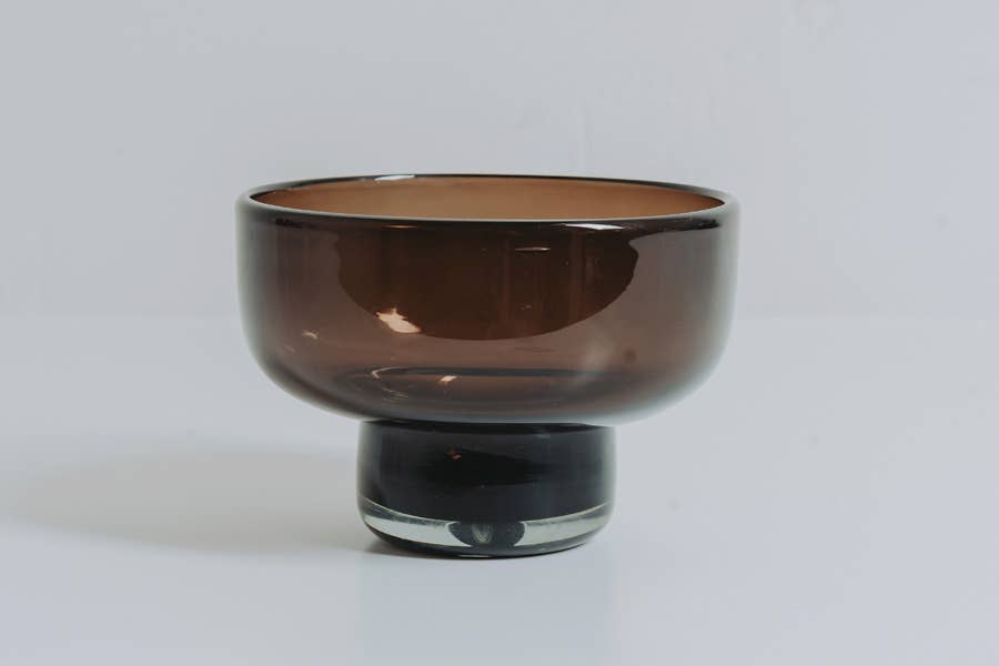 Handblown Mexican Glasses in Tamarind