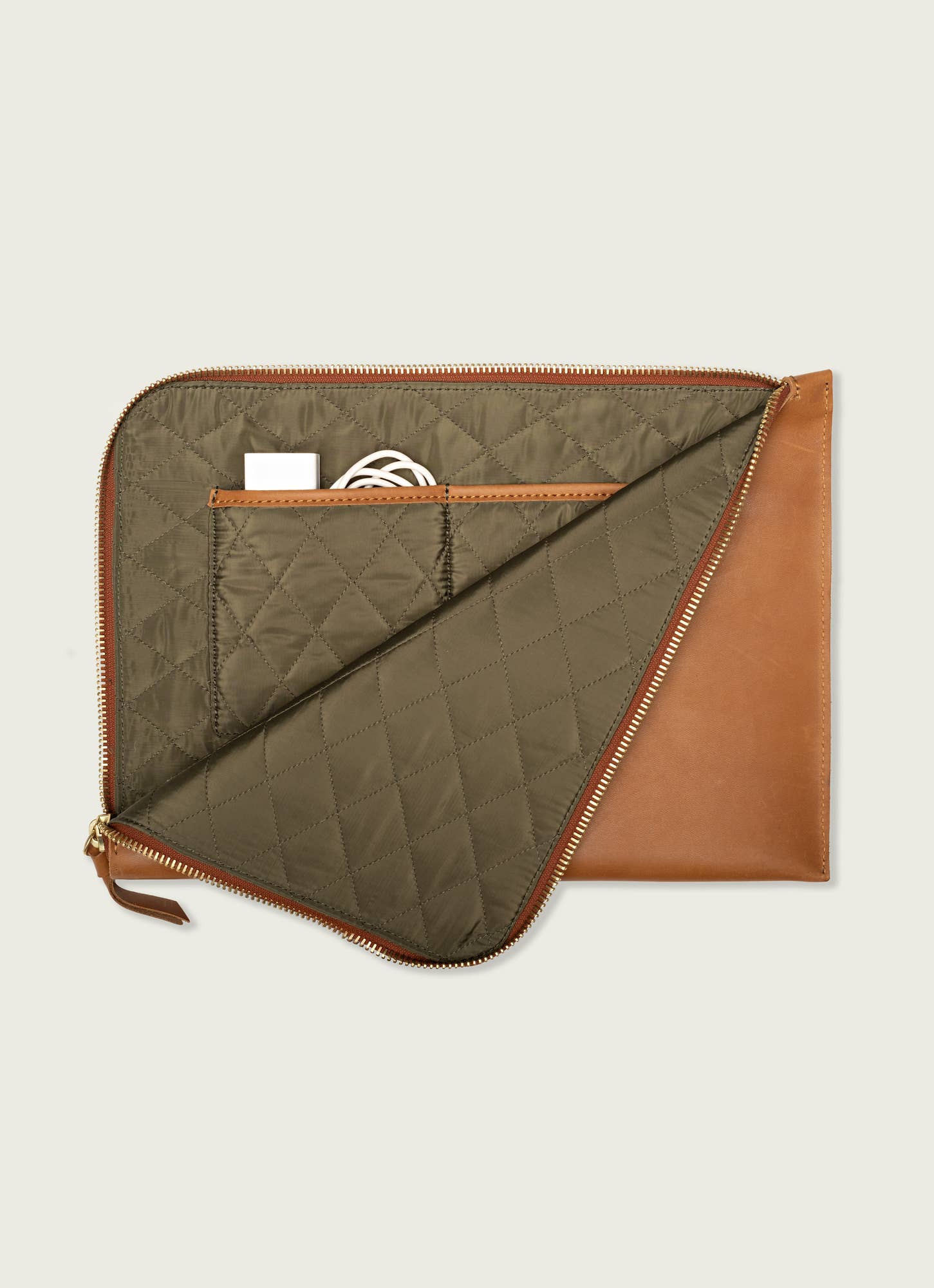 Full-Grain Leather Laptop Sleeve