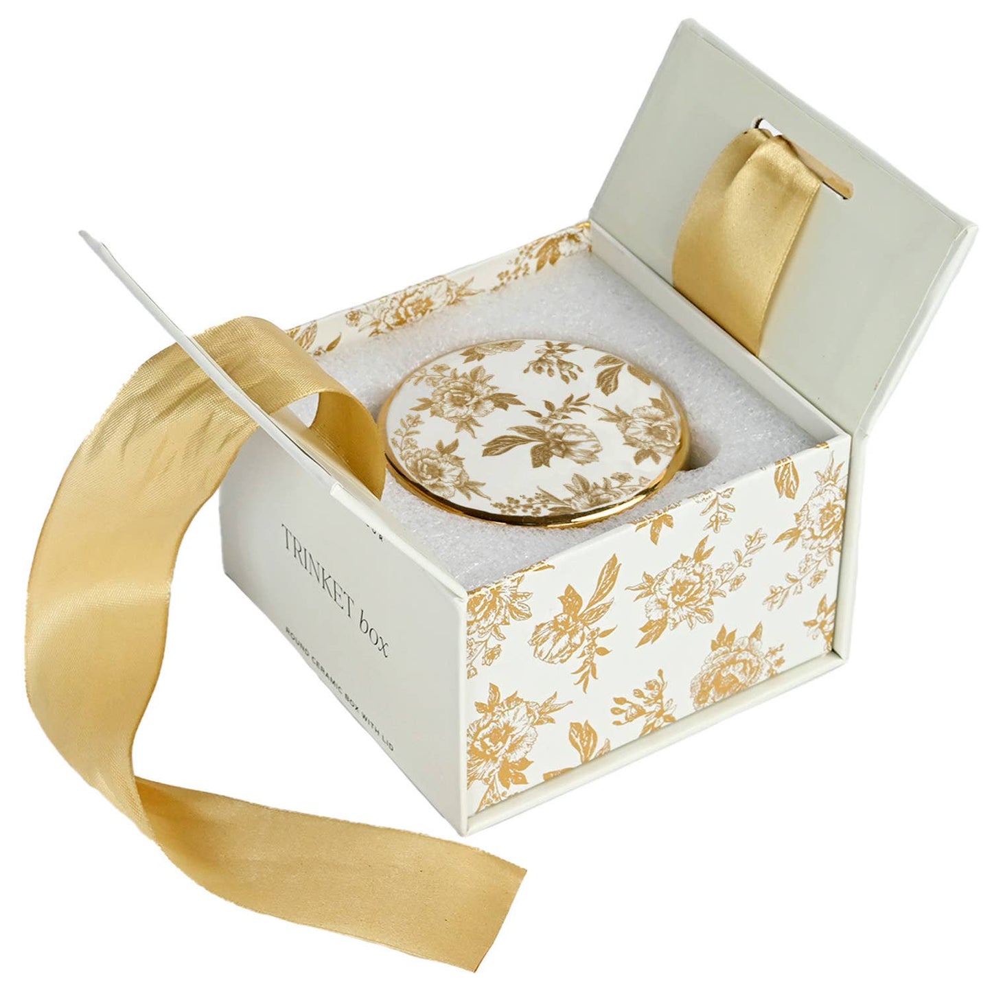 Gold Delft Trinket Dish