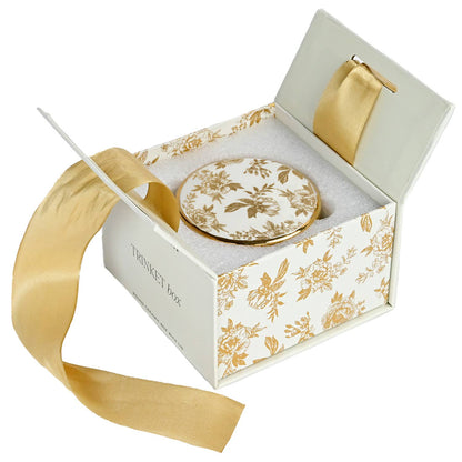 Gold Delft Trinket Dish