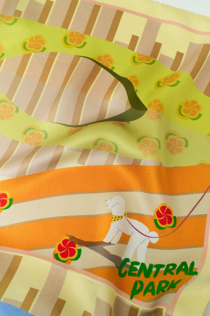 Seasons in the Park Silk Scarf