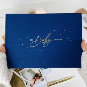 Baby Memory Book – A Keepsake for Cherished Milestones - D.B. Gifts Default Title Blush And Gold