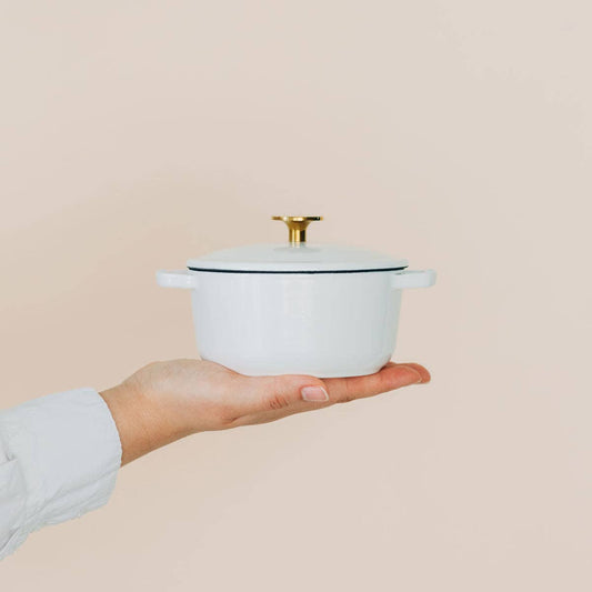Milo Enameled Cast-Iron Dutch Oven – 0.5 Quart Micro | Premium Small Dutch Oven