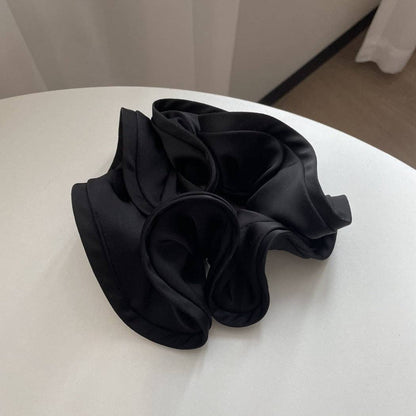 Satin Scrunchie with Ruffle