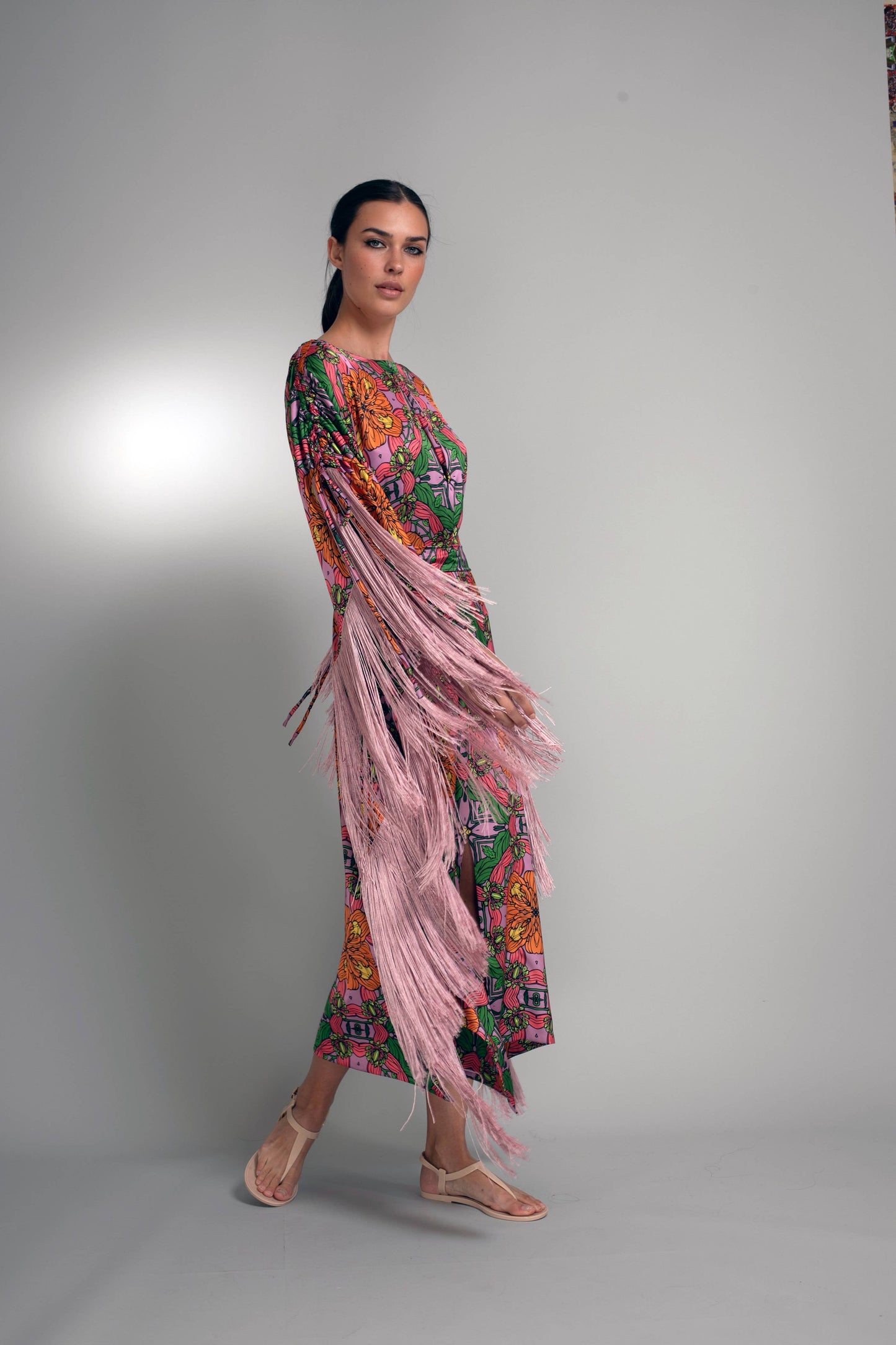 Blossom Fringe Kaftan