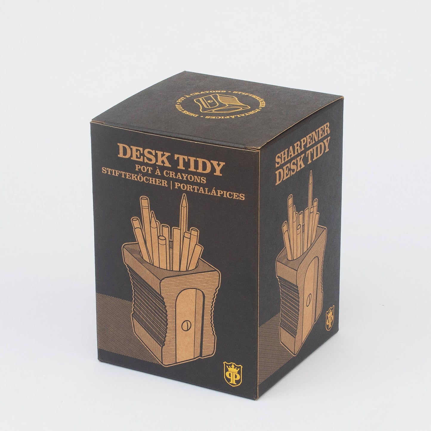 Sharpener Desk Tidy Dark