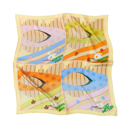 Seasons in the Park Silk Scarf