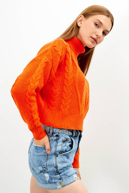 Oversized Turtleneck Sweater