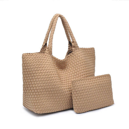 Sky's The Limit - Large Woven Neoprene Tote