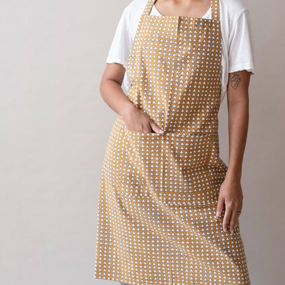 Handcrafted Apron Taos Gold