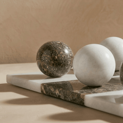 Italian Marble Tic Tac Toe Set