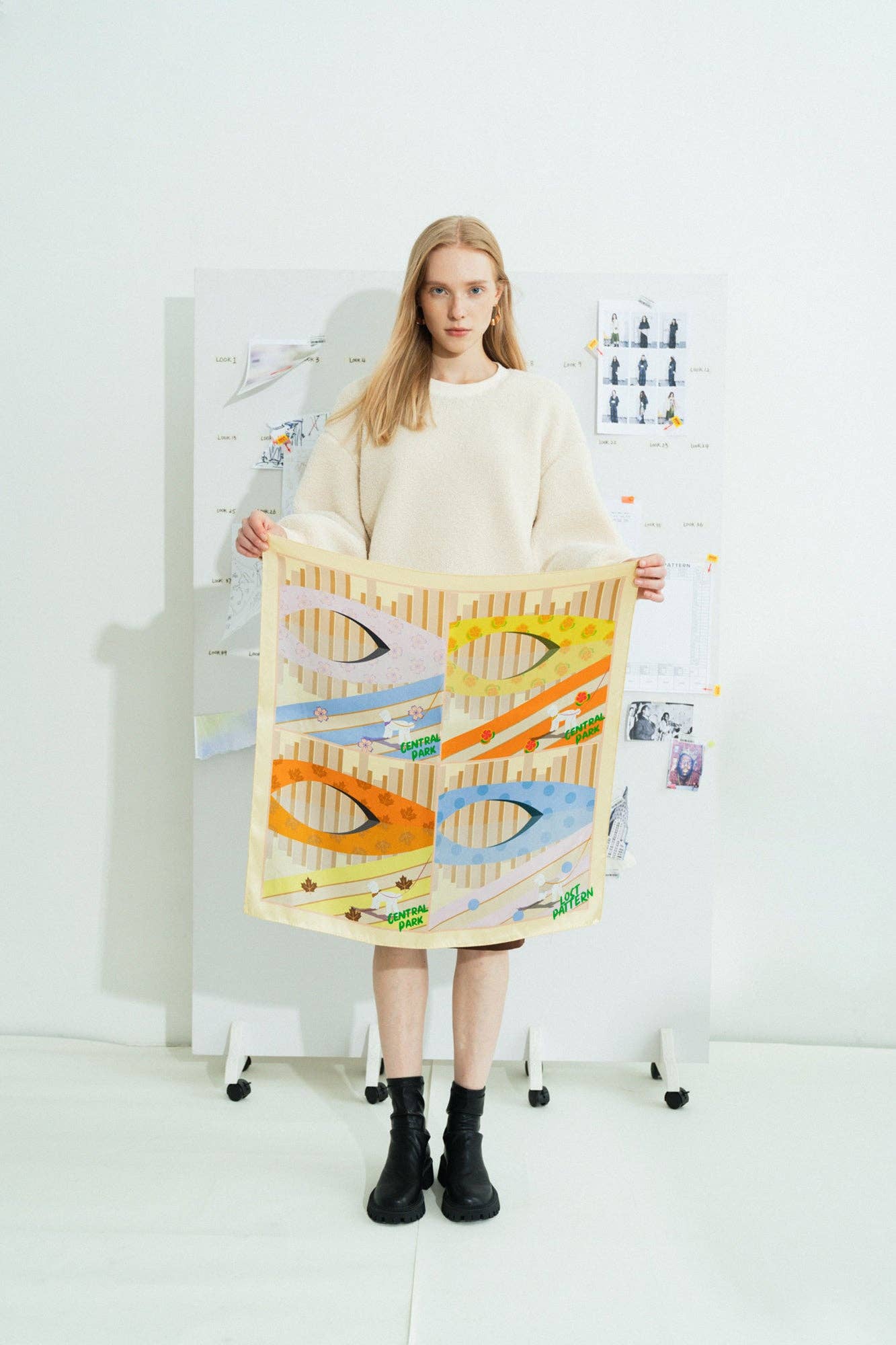 Seasons in the Park Silk Scarf