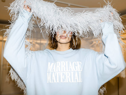 Marriage Material Oversize Crewneck