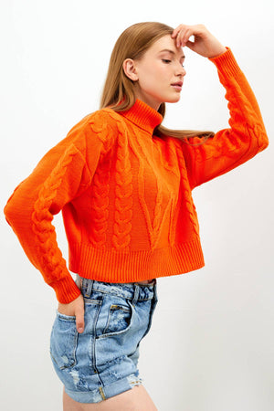 Oversized Turtleneck Sweater