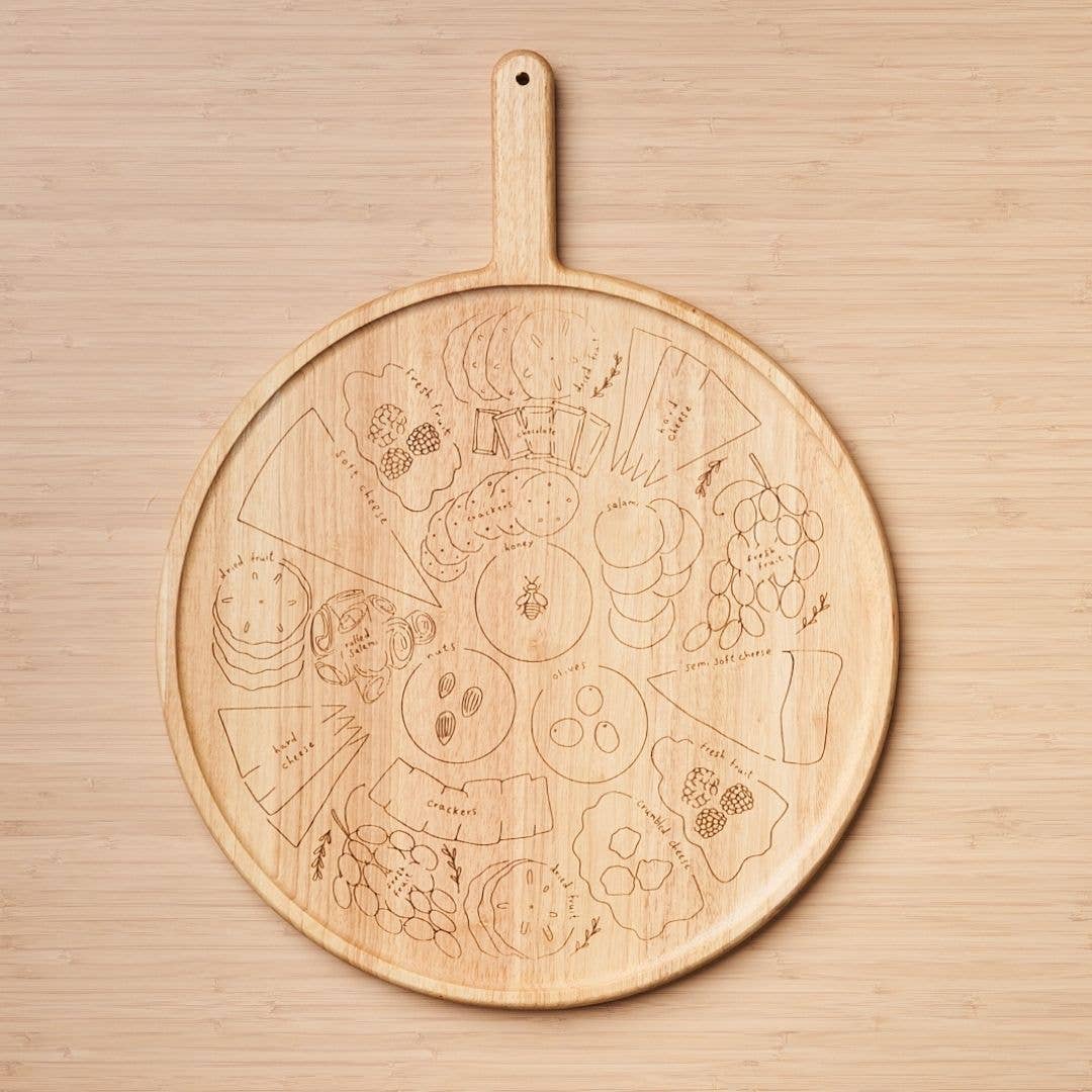 Charcuterie Map Serving Platter