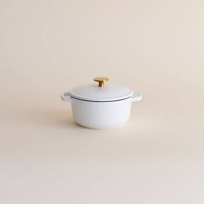 Milo Enameled Cast-Iron Dutch Oven – 0.5 Quart Micro | Premium Small Dutch Oven
