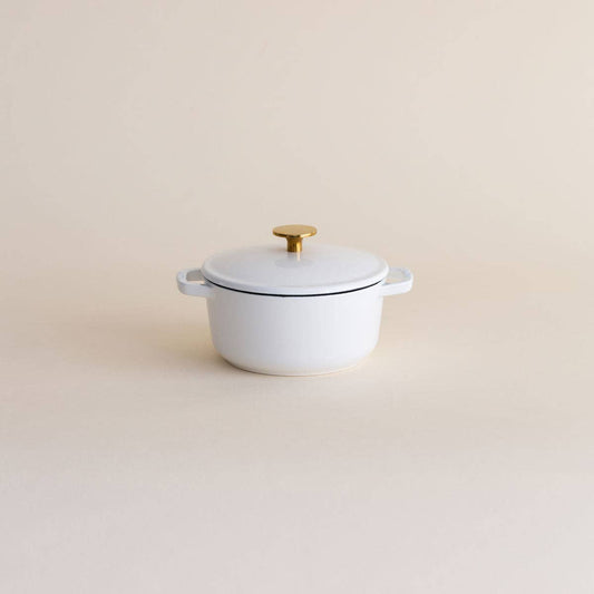 Milo Enameled Cast-Iron Dutch Oven – 0.5 Quart Micro - D.B. Gifts Default Title Kana