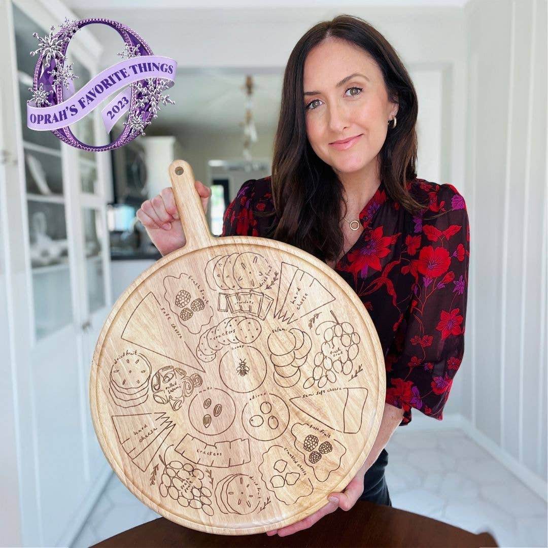 Charcuterie Map Serving Platter
