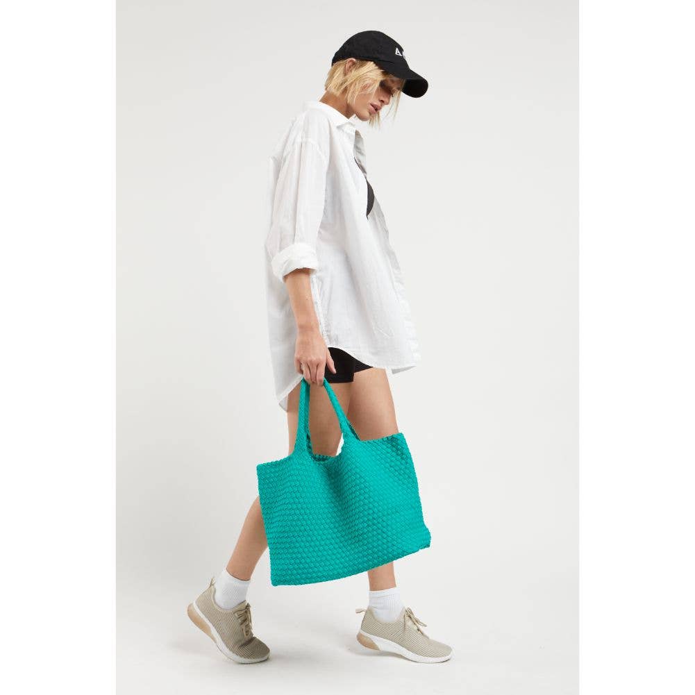 Sky's The Limit - Large Woven Neoprene Tote