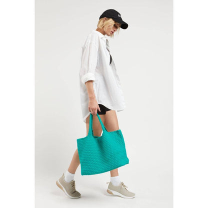 Sky's The Limit - Large Woven Neoprene Tote
