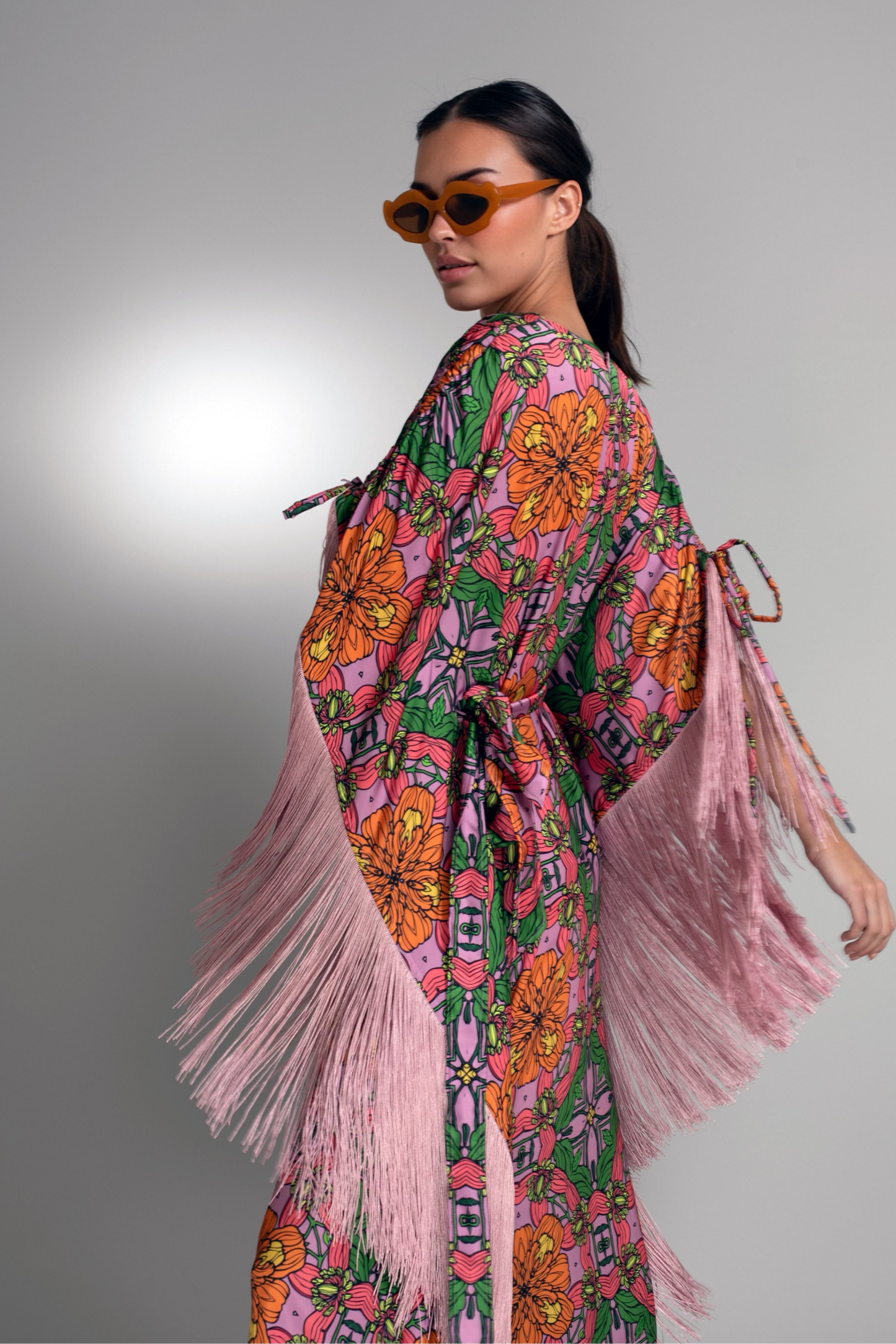 Blossom Fringe Kaftan