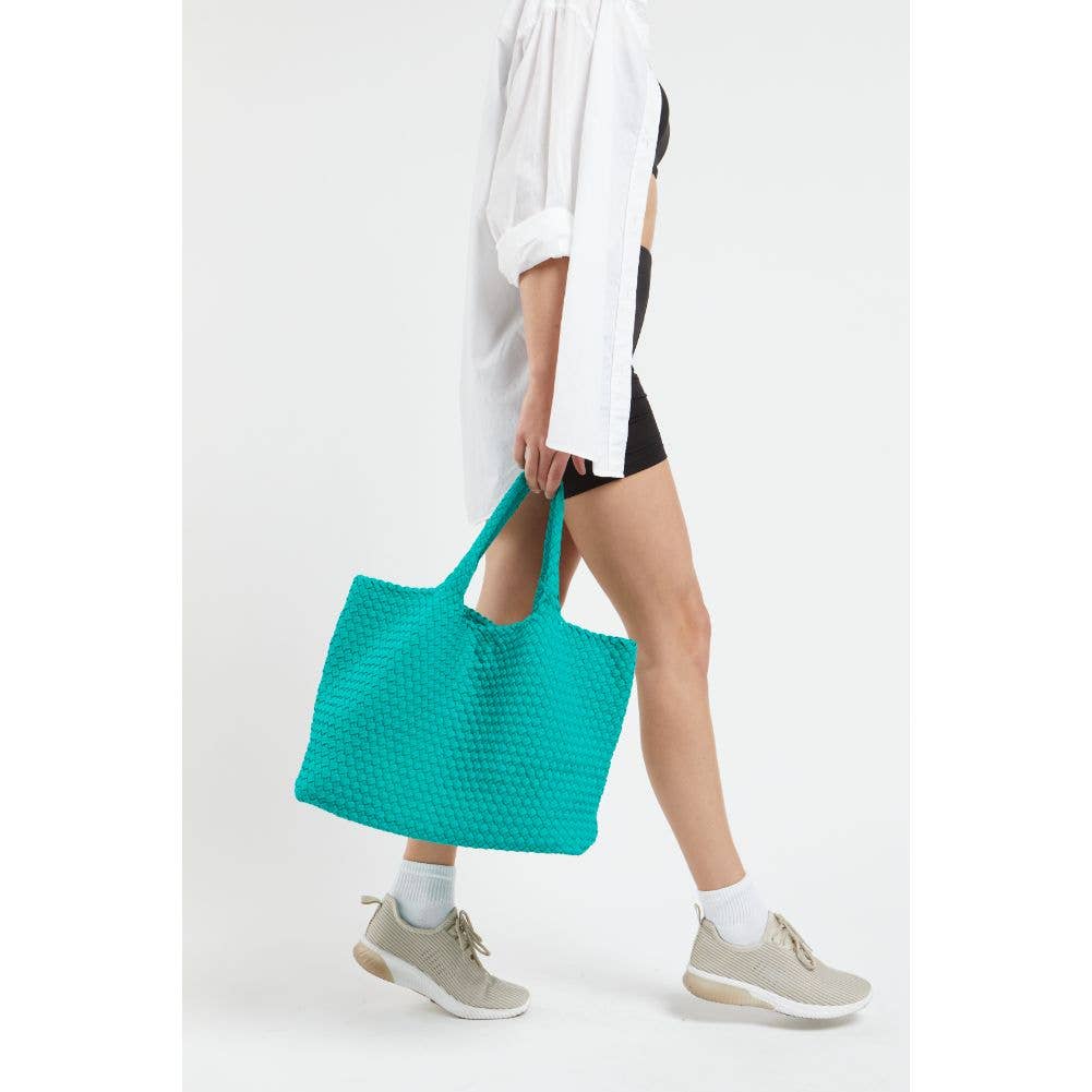 Sky's The Limit - Large Woven Neoprene Tote