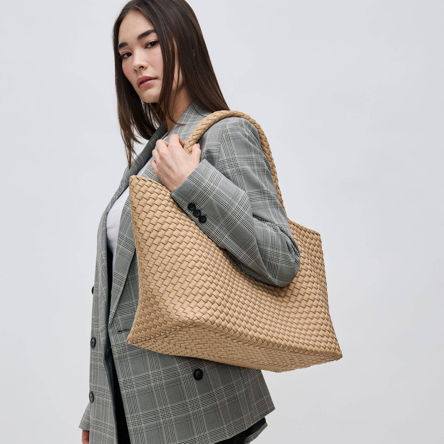 Sky's The Limit - Large Woven Neoprene Tote