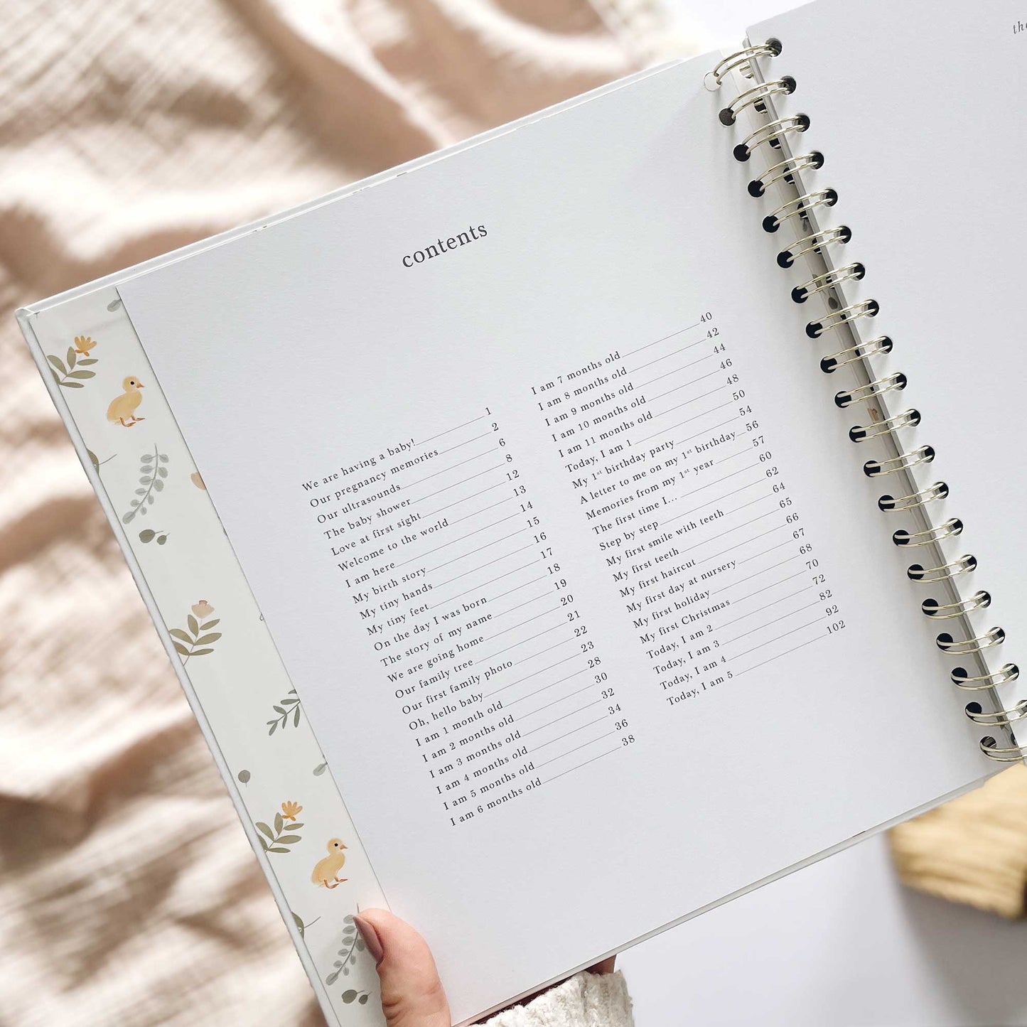 My Baby (Animals) Luxury Keepsake Memory Book