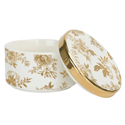 Gold Delft Trinket Dish