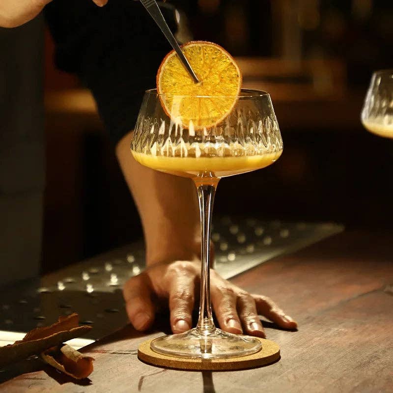 Garden Cocktail Glasses - D.B. Gifts Set of 4 Kiyo Home