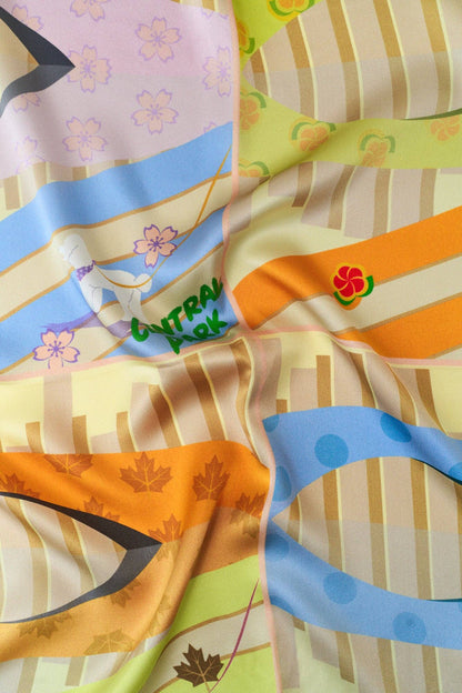 Seasons in the Park Silk Scarf