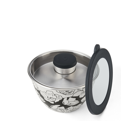 Charcoal Bloom Salad Bowl Kit