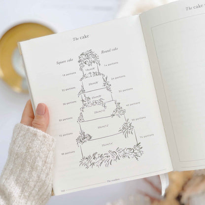 Ivory Cloth Wedding Planner