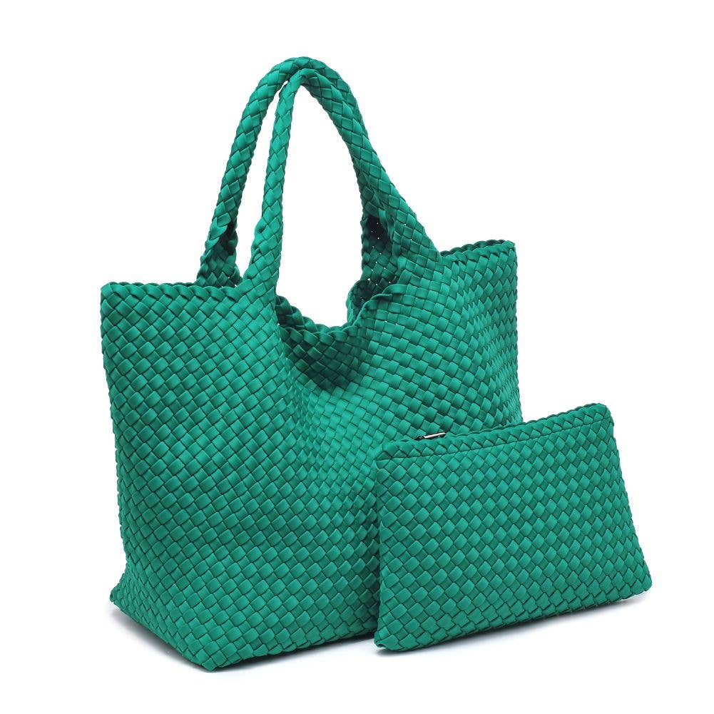 Sky's The Limit - Large Woven Neoprene Tote