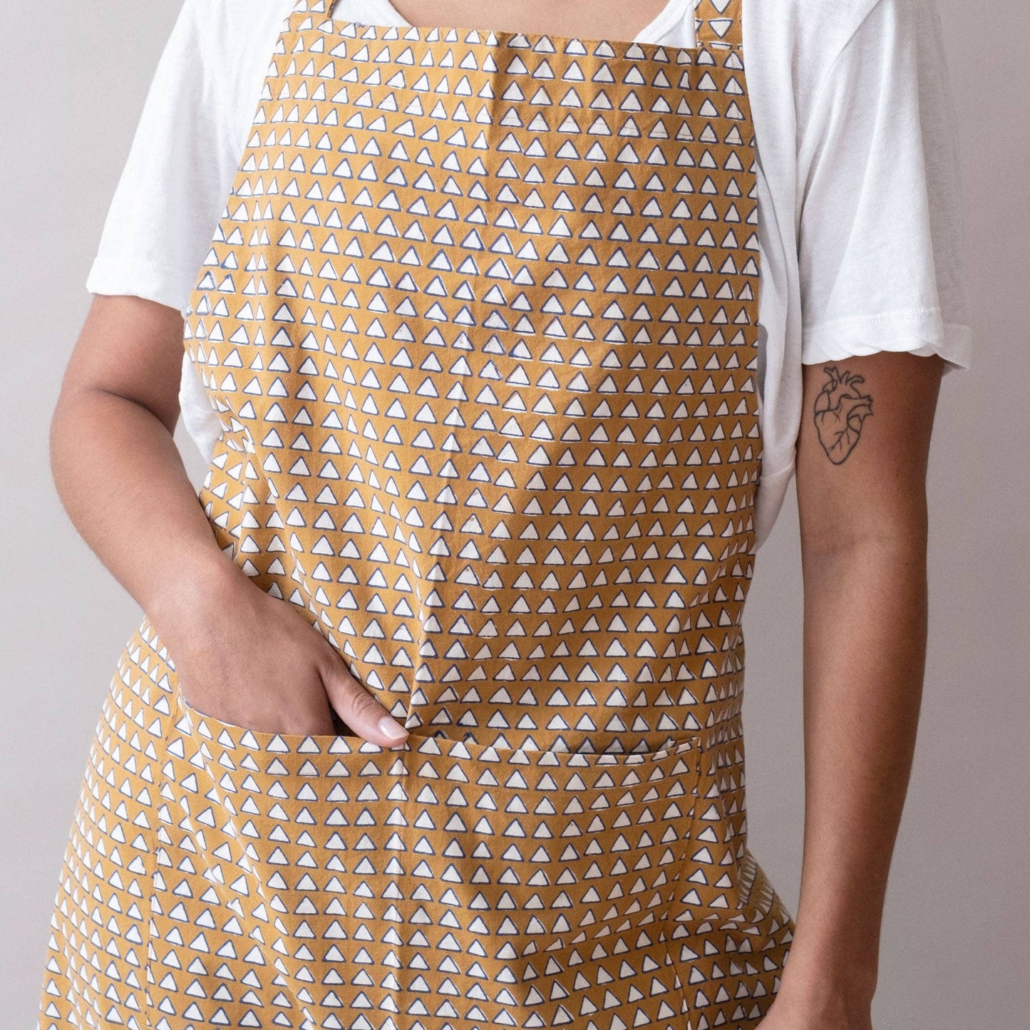 Handcrafted Apron Taos Gold