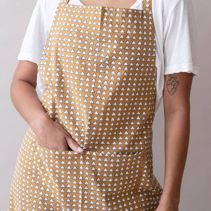 Handcrafted Apron Taos Gold