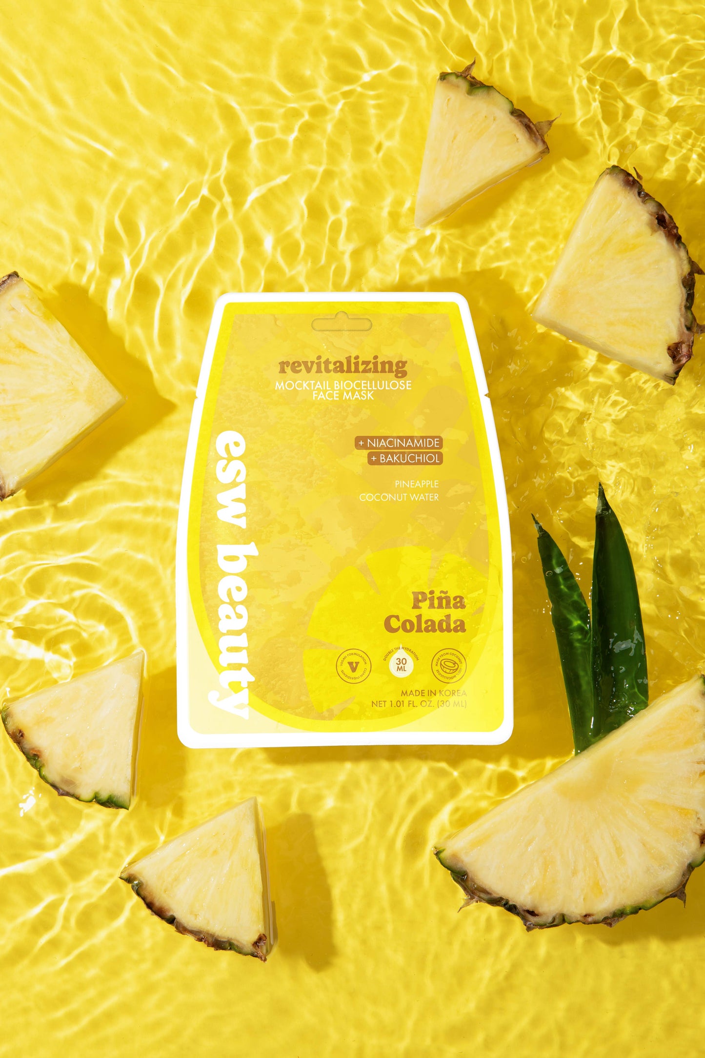 Piña Colada Revitalizing Biocellulose Mocktail Mask