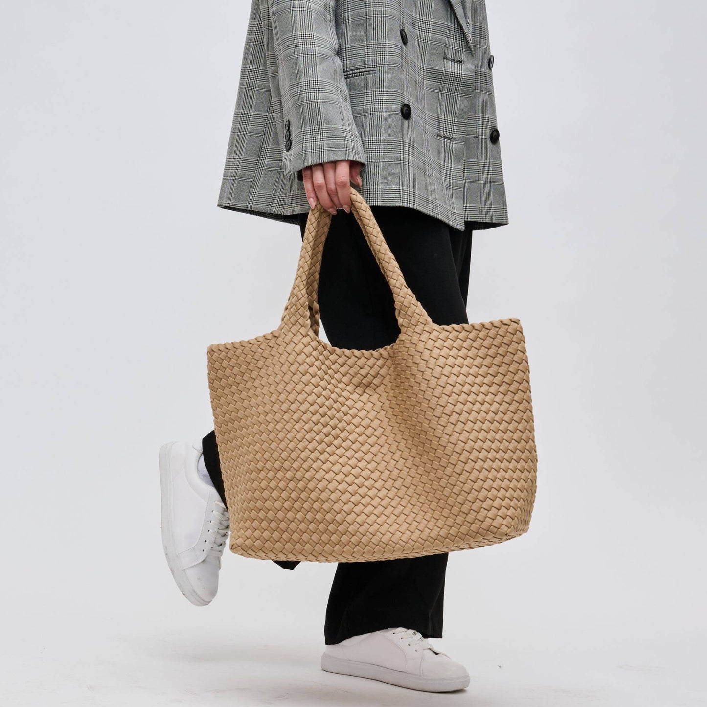 Sky's The Limit - Large Woven Neoprene Tote