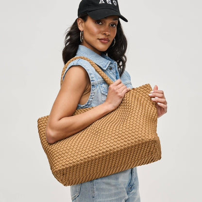 Sky's The Limit - Large Woven Neoprene Tote